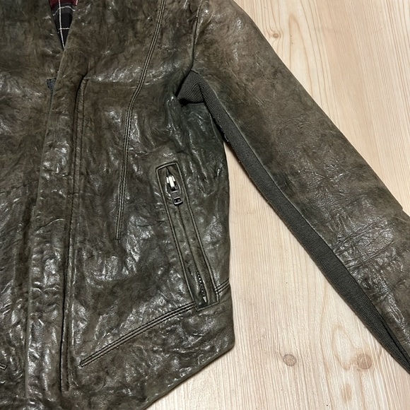 Veda Slick Leather Jacket - Picture 3 of 13